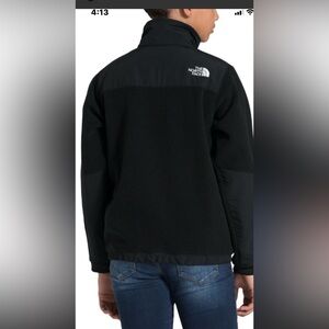 North Face Denali Full Zip Youth Jacket Size M Black